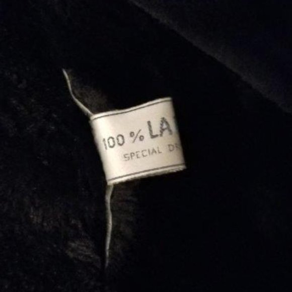 Shearling Coat vintage 100% lambskin - Picture 7 of 16